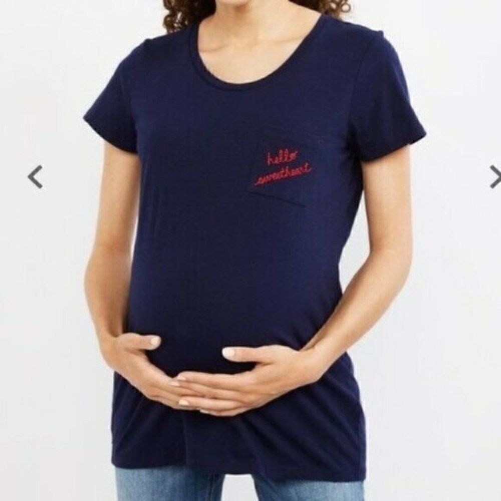 Motherhood Maternity Hello Sweetheart T-Shirt NWT